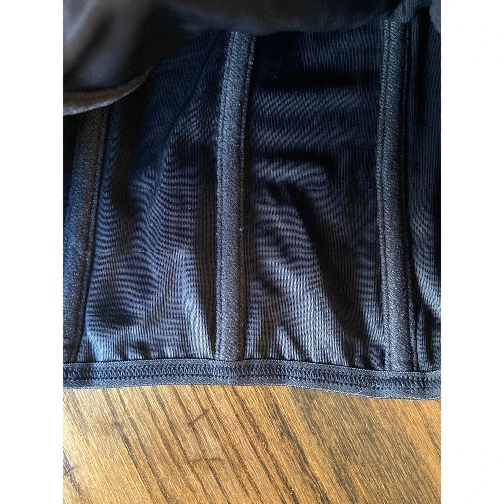 Victorias Secret Black Waist Cincher Shapewear Tummy Control Boning‎ Medium